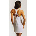 Freya Twister jersey dress white Freya Twister jersey dress white
