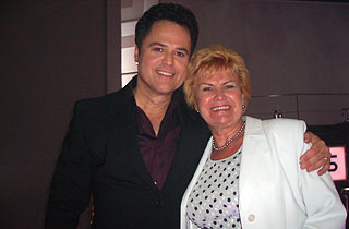 Sadie with Donny Osmond